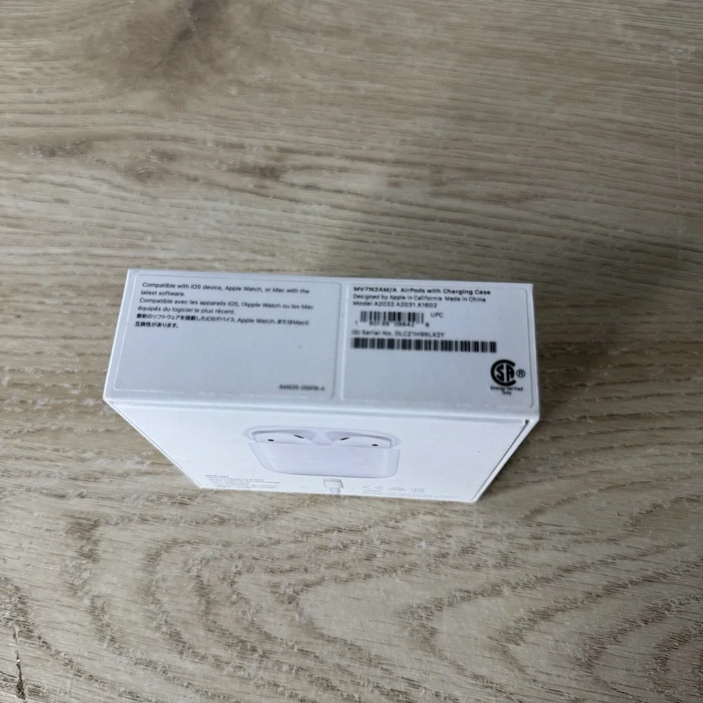 EMPTY BOX - Apple Airpods - Inner Packaging - Manuals - Charging‎ Cord MVTN2AMJA